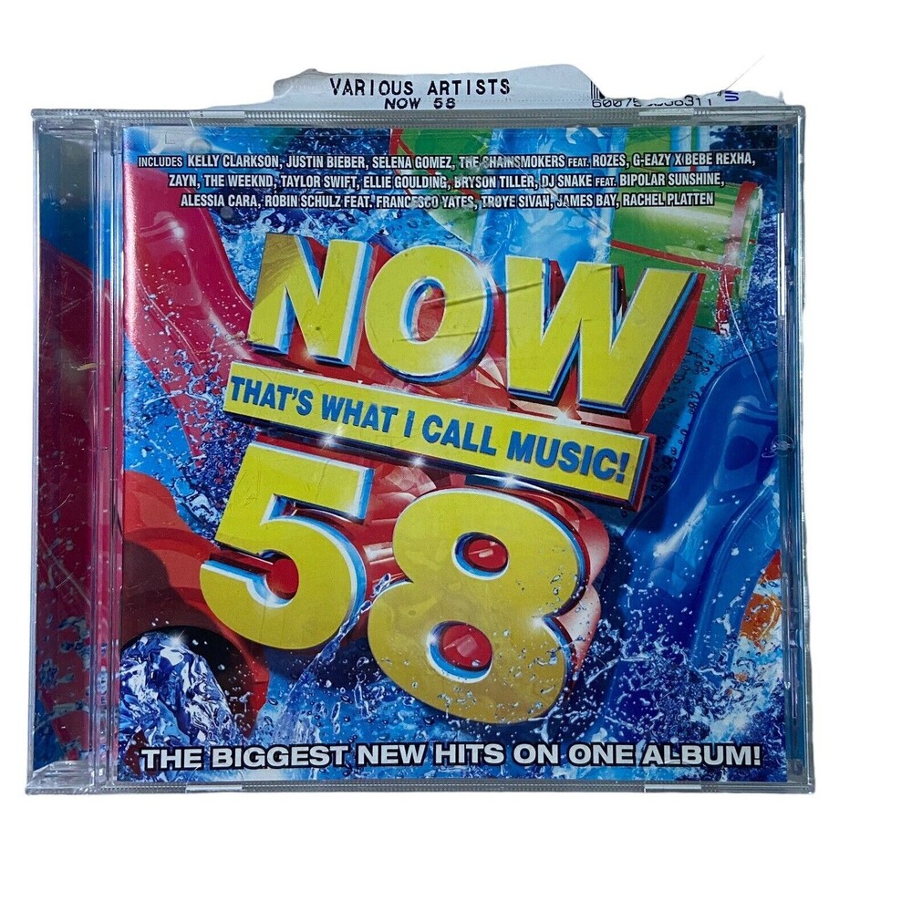 Now That's What I Call Music CD 58 Music in Jewel Case with Paper Insert